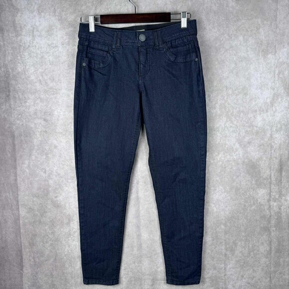 Democracy Ab Technology Jegging Jeans Size 6 | Dark Wash Skinny Stretch Mid Rise - Picture 1 of 7
